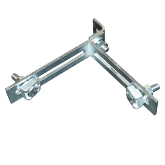 Adjustable fixing bracket for equal/unequal angles-125 x 125mm